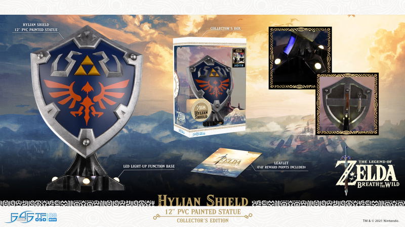 The Legend of Zelda Breath of the Wild PVC Painted Statue: Hylian Shield [Collector's Edition] image 51