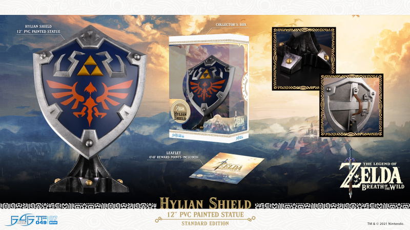 The Legend of Zelda Breath of the Wild PVC Painted Statue: Hylian Shield [Standard Edition] image 32