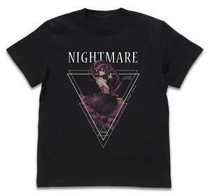 Date A Live Light Novel Version Nightmare - Kurumi Tokisaki T-shirt Black (L Size)_