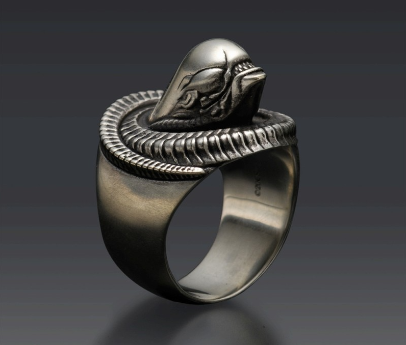 Alien - Chest Buster Silver Ring (Size 23)