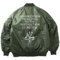 Evangelion Wille MA-1 Jacket Moss (XL Size) thumbnail 1