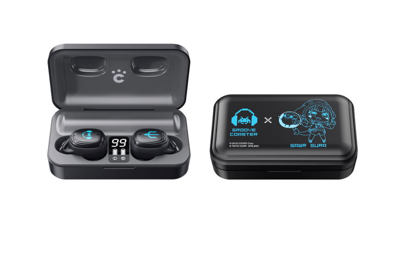 Groove Coaster x Hololive Production Wireless Earphones: Gawr Gura image 1
