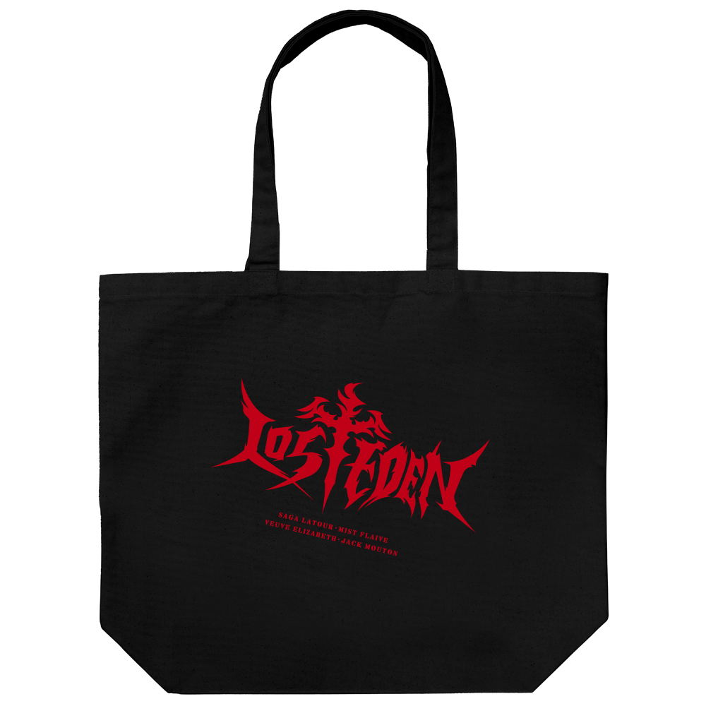 Visual Prison - Losteden Logo Large Tote Bag Black