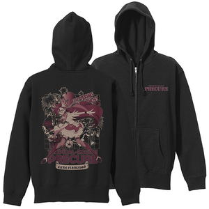 Tropical-Rouge! Pretty Cure - Cure Flamingo Zip Hoodie Black (L Size)_