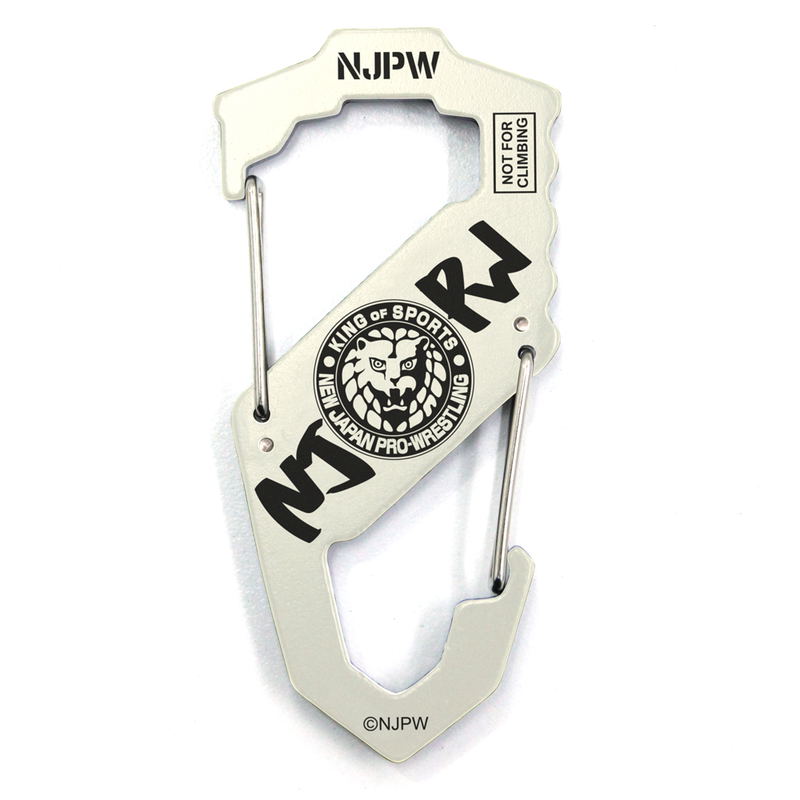 New Japan Pro-Wrestling: Lion Mark Carabiner S Type White image 1