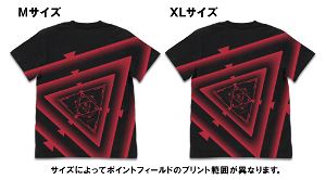 Ao No Kanata No Four Rhythm: Asuka Version Point Field T-shirt Black (XL Size)