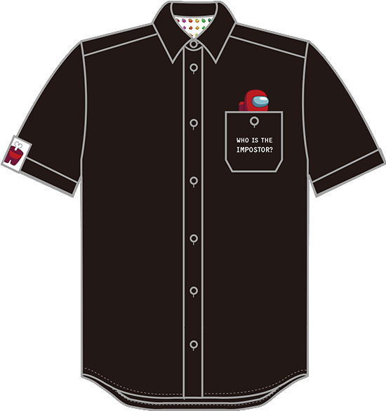 Among Us - Nendoroid Plus Work Shirt Crewmate Red (L Size) image 1