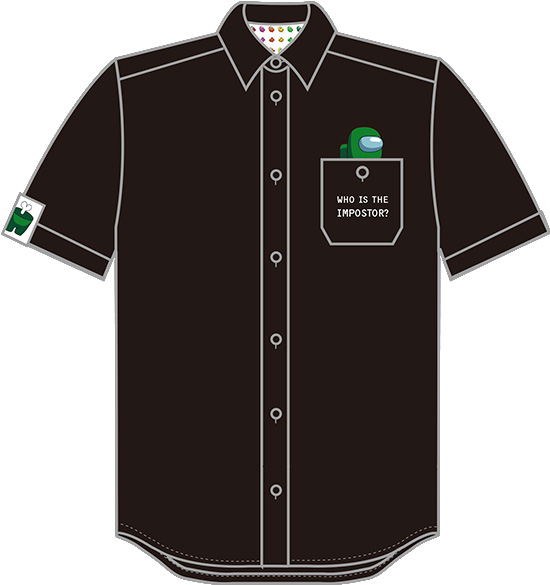 Among Us - Nendoroid Plus Work Shirt Crewmate Green (L Size) image 1