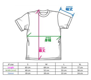 Princess Letter(s)! From Idol - Yoshino Kariya Full Graphic T-shirt White (M Size)_