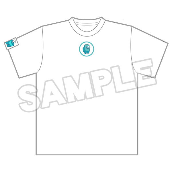 Among Us - Nendoroid Plus T-shirt Crewmate Cyan (L Size) image 2