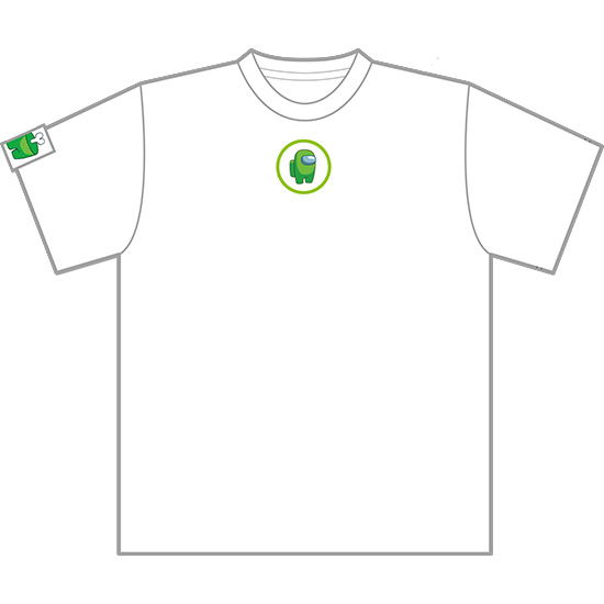 Among Us - Nendoroid Plus T-shirt Crewmate Lime (L Size) image 1