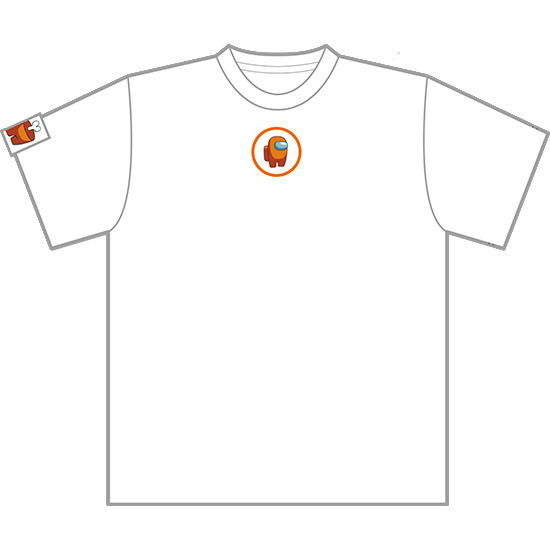 Among Us - Nendoroid Plus T-shirt Crewmate Orange (L Size) image 1