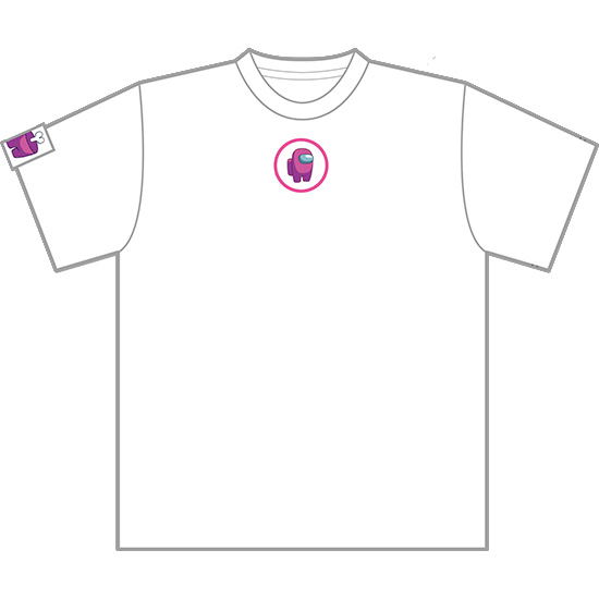Among Us - Nendoroid Plus T-shirt Crewmate Pink (L Size) image 1