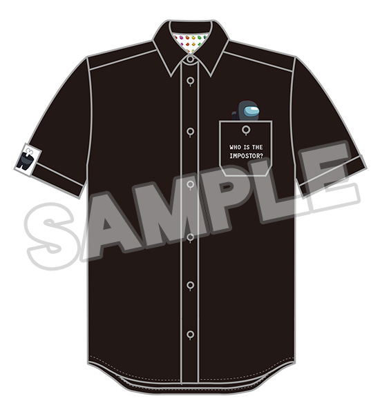 Among Us - Nendoroid Plus Work Shirt Crewmate Black (L Size) image 2