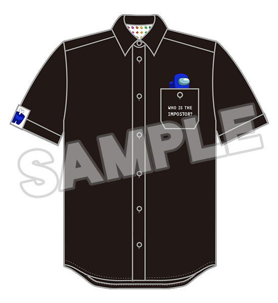 Among Us - Nendoroid Plus Work Shirt Crewmate Blue (L Size) image 2