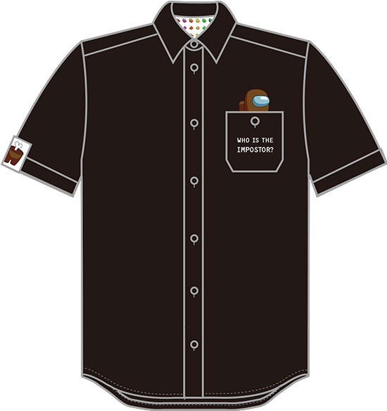 Among Us - Nendoroid Plus Work Shirt Crewmate Brown (L Size) image 1