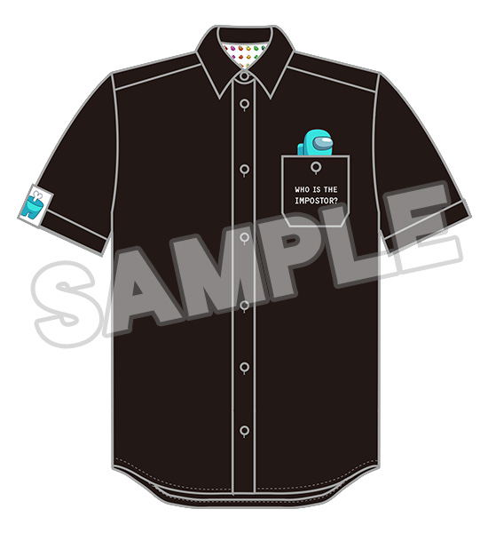 Among Us - Nendoroid Plus Work Shirt Crewmate Cyan (L Size) image 2