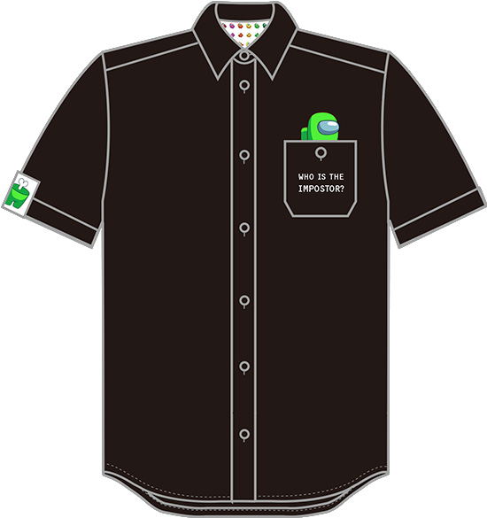 Among Us - Nendoroid Plus Work Shirt Crewmate Lime (L Size) image 1