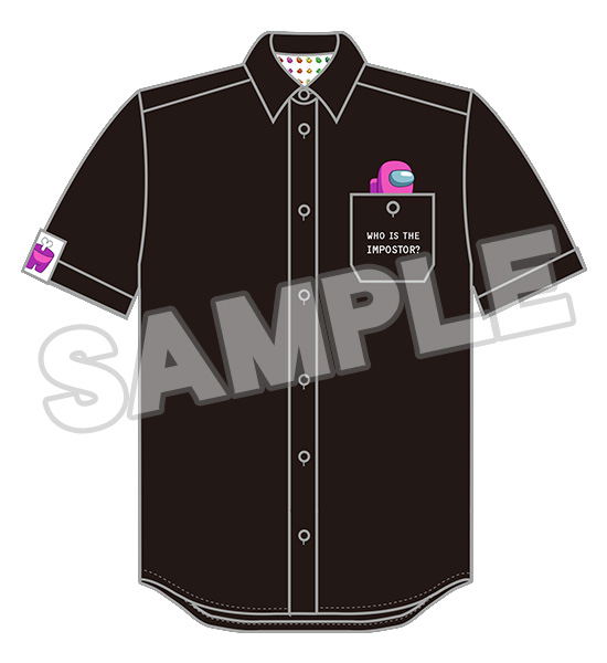 Among Us - Nendoroid Plus Work Shirt Crewmate Pink (L Size) image 2