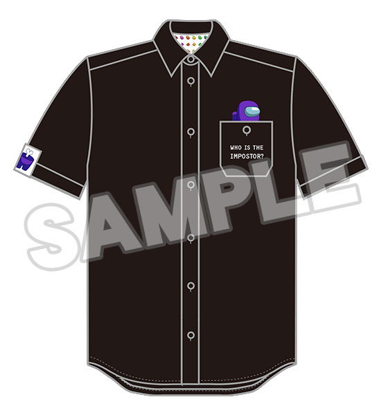 Among Us - Nendoroid Plus Work Shirt Crewmate Purple (L Size) image 2