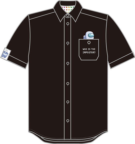 Among Us - Nendoroid Plus Work Shirt Crewmate White (L Size) image 1
