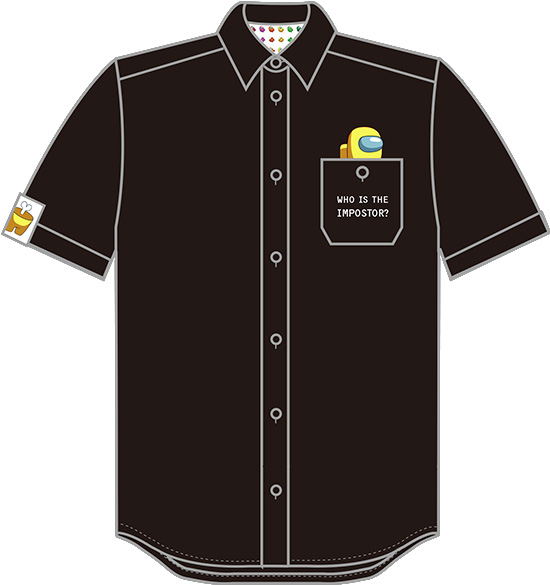 Among Us - Nendoroid Plus Work Shirt Crewmate Yellow (L Size) image 1