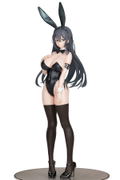 Icomochi Original Illustration 1/7 Scale Pre-Painted Figure: Black Bunny Kouhai-chan Unmasked Ver. thumbnail 1