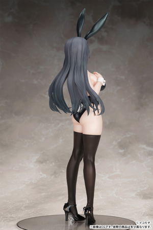 Icomochi Original Illustration 1/7 Scale Pre-Painted Figure: Black Bunny Kouhai-chan Unmasked Ver.