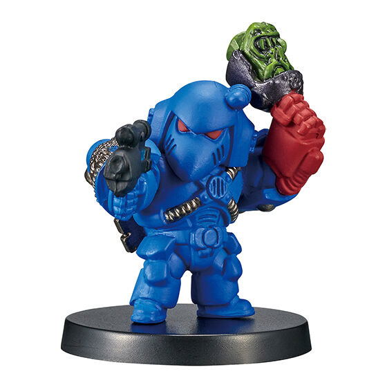 ゲームキャラクター Chibi Warhammer 40k Collection (Bandai) NEW BANDAI WarHammer 40K SPACE MARINE SET OF 5 CHIBI SERIES 2 FIGS