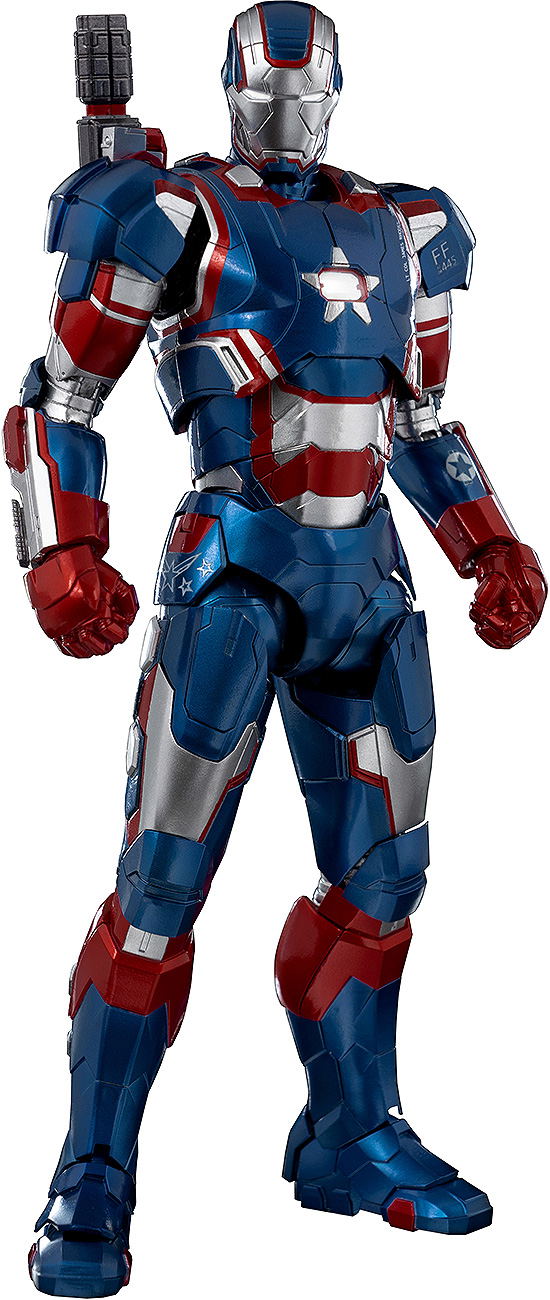 The Infinity Saga 1/12 Scale Pre-Painted Action Figure: DLX Iron Patriot image 1