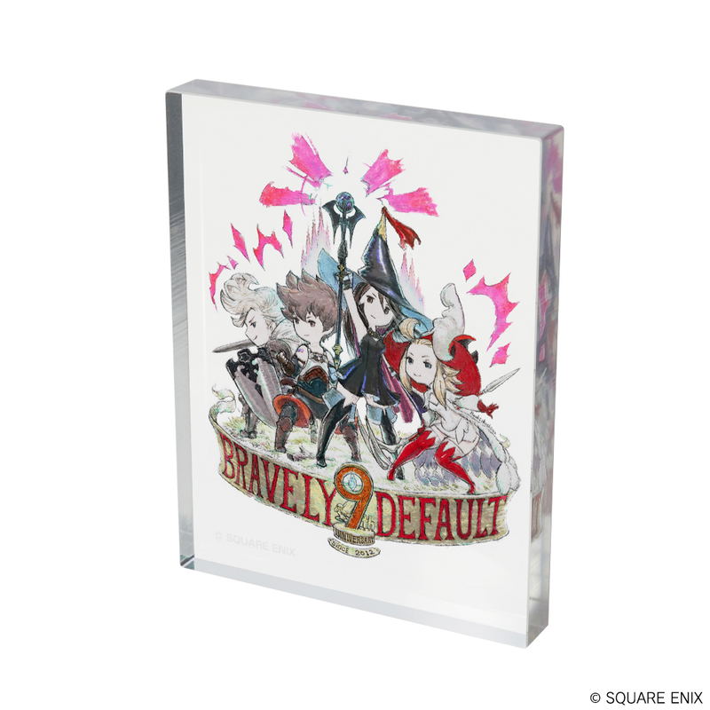 Bravely Default Acrylic Plate Anniversary Illustration (Set Of 9 Pieces) image 10