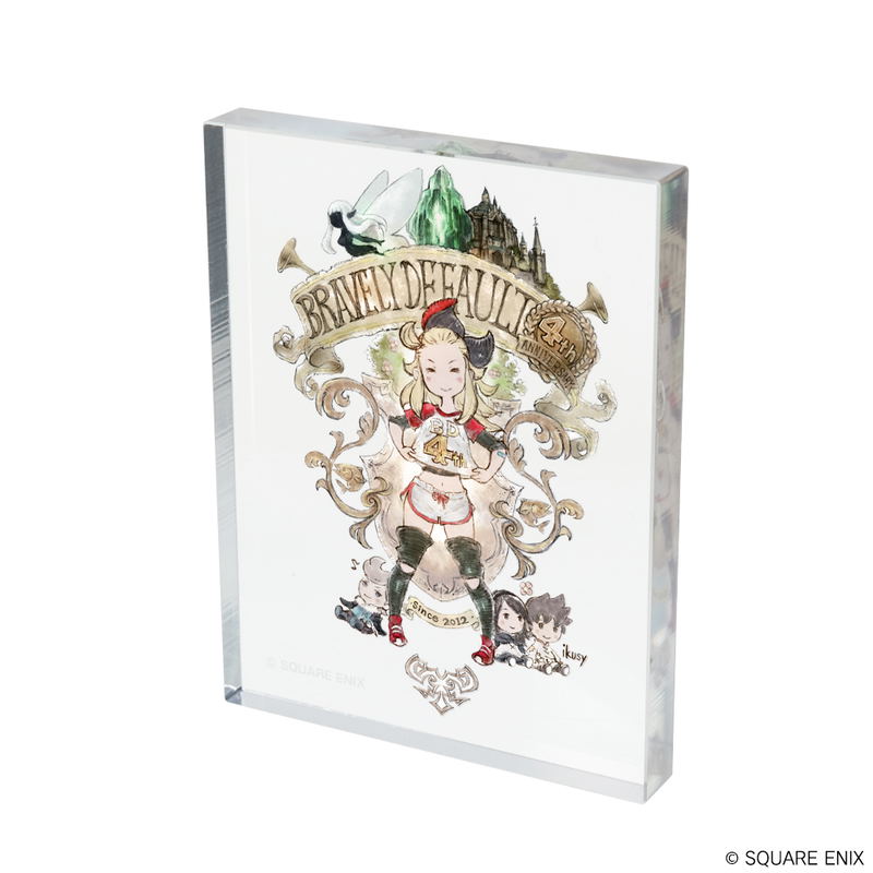 Bravely Default Acrylic Plate Anniversary Illustration (Set Of 9 Pieces) image 5