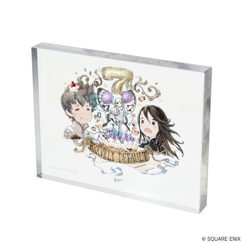 Bravely Default Acrylic Plate Anniversary Illustration (Set Of 9 Pieces) image 8