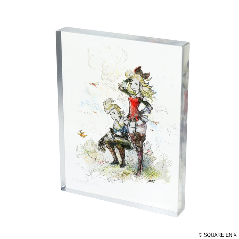 Bravely Default Acrylic Plate Anniversary Illustration (Set Of 9 Pieces) image 9
