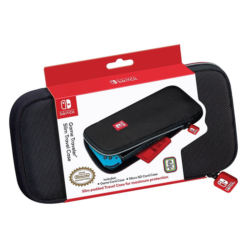 Game Traveler Slim Travel Case Zelda Link for Nintendo Switch (Black) image 1