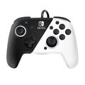 PDP Faceoff Deluxe + Audio Wired Controller for Nintendo Switch (Black/White) thumbnail 1