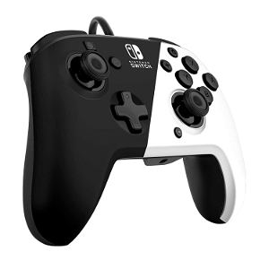 PDP Faceoff Deluxe+ Audio Wired Controller for Nintendo Switch (Black & White)