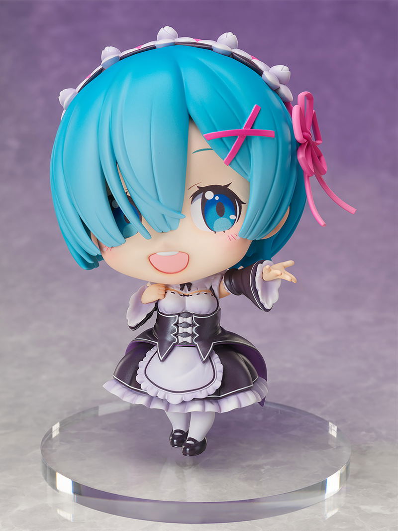 Re:Zero Starting Life in Another World Choumederukei Deformed Chikku Figure Premium Big: Rem Odemukae Ver. Art Style Color Finish image 1