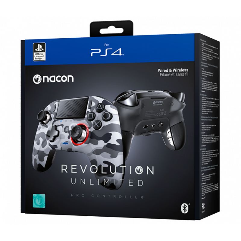 Nacon Revolution Unlimited Pro Controller for PlayStation 4 (Camo Grey) for  PlayStation 4, Playstation 4 Pro - Bitcoin & Lightning accepted