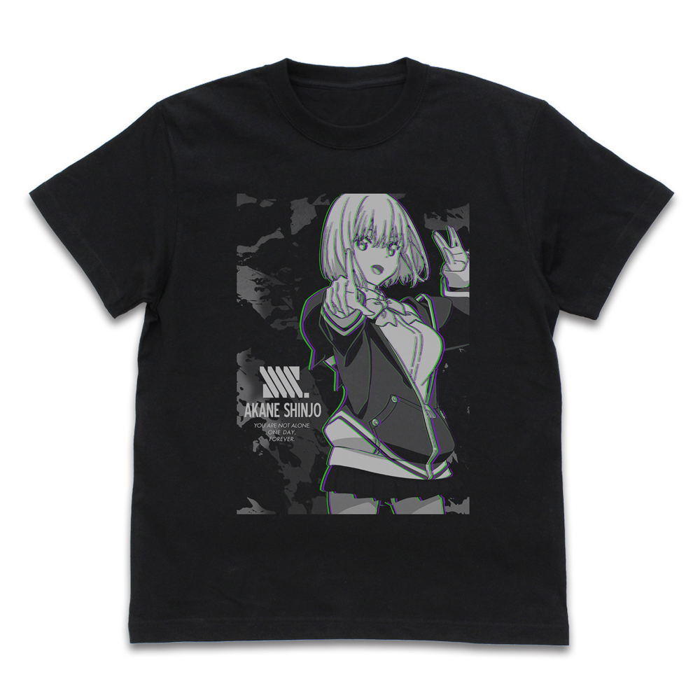 SSSS.GRIDMAN - Akane Shinjo Effect Visual T-shirt Black (XL Size)