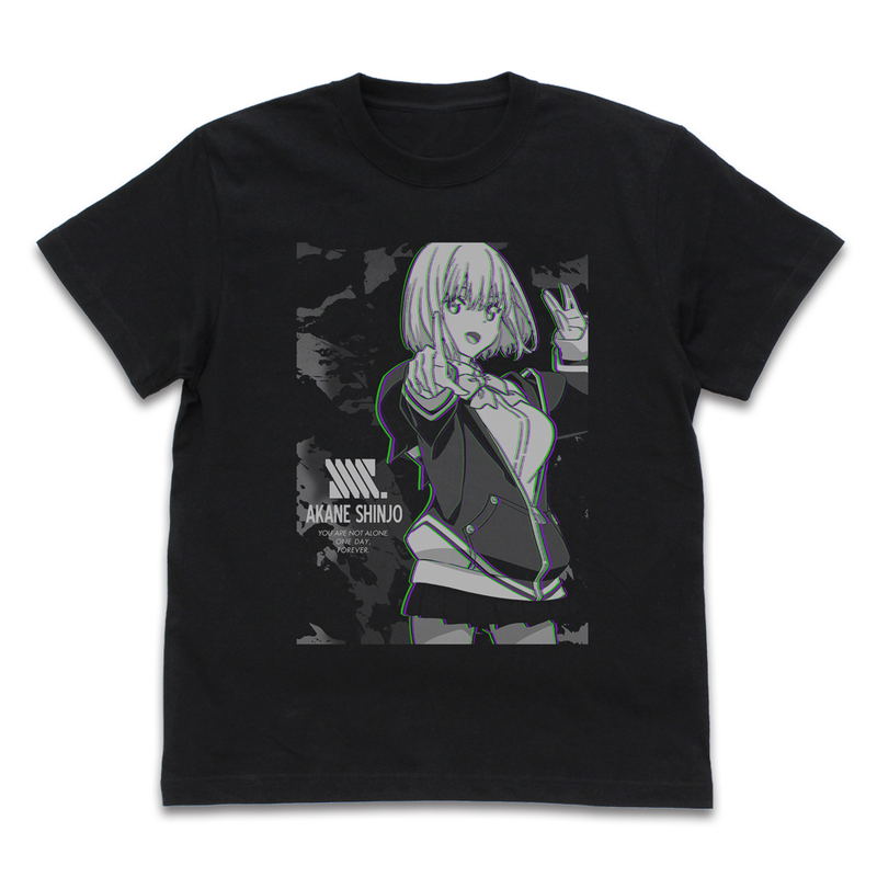 SSSS.GRIDMAN - Akane Shinjo Effect Visual T-shirt Black (XL Size) image 1