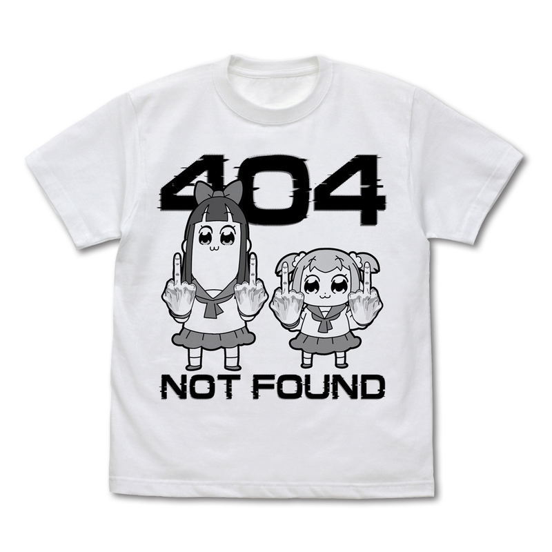 Pop Team Epic 404 T-shirt White (S Size) image 1