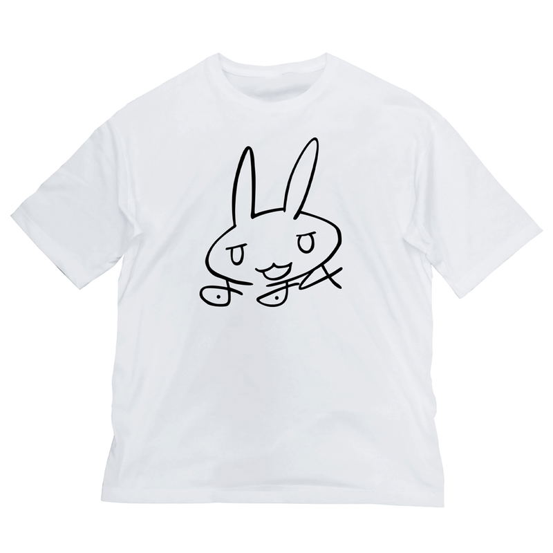 Made In Abyss: The Golden City Of The Scorching Sun - Nanachi's Autograph Big Silhouette T-shirt White (XL Size) image 1