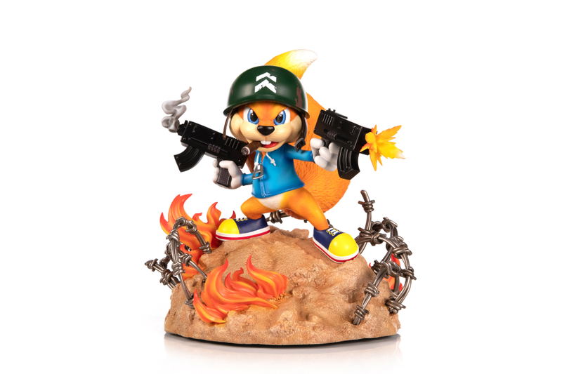 Conker's Bad Fur Day Resin Painted Statue: Soldier Conker [Standard Edition] image 1