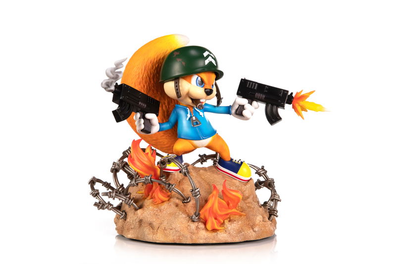 Conker's Bad Fur Day Resin Painted Statue: Soldier Conker [Standard Edition] image 2