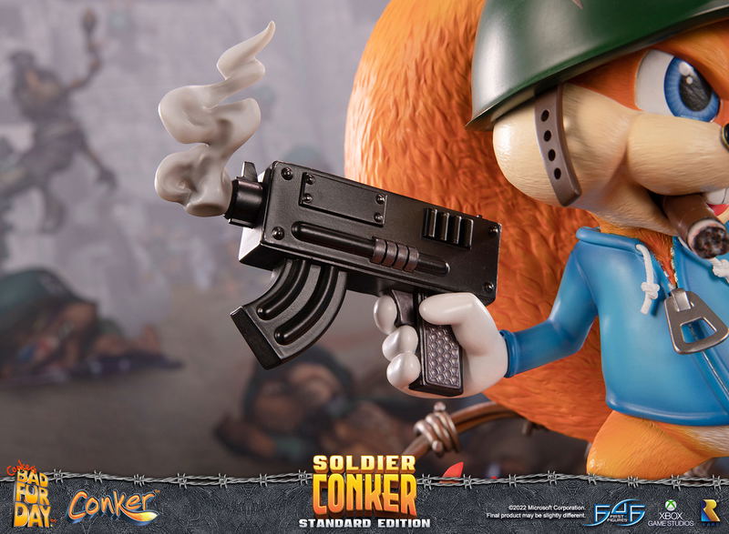 Conker's Bad Fur Day Resin Painted Statue: Soldier Conker [Standard Edition] image 21