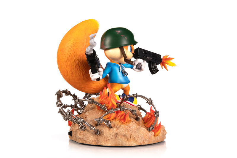 Conker's Bad Fur Day Resin Painted Statue: Soldier Conker [Standard Edition] image 3