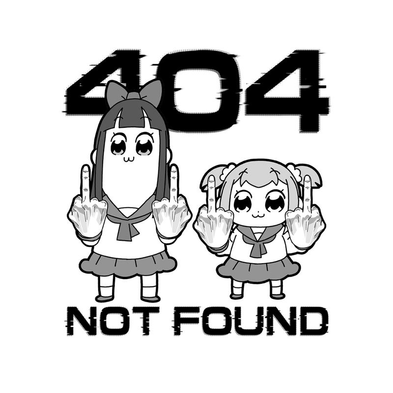 Pop Team Epic 404 T-shirt White (XL Size) image 2