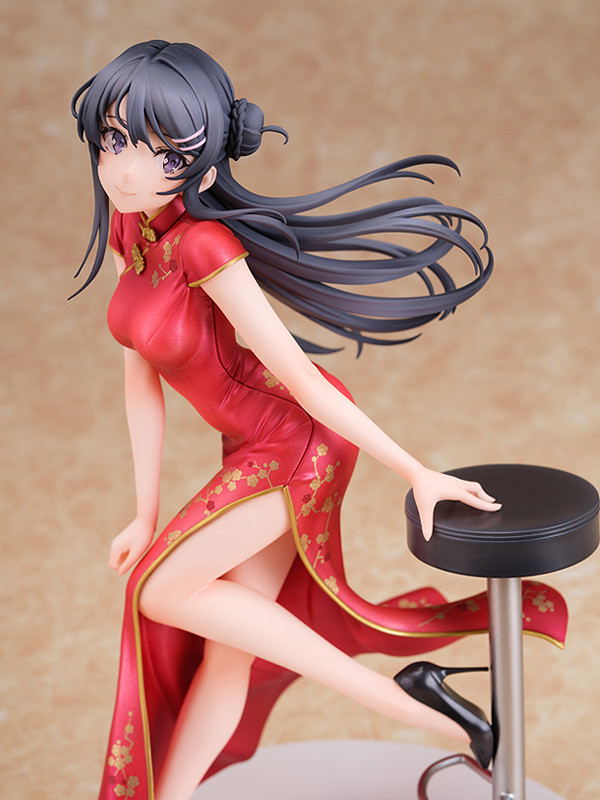 Rascal Does Not Dream of Bunny Girl Senpai 1/7 Scale Pre-Painted Figure: Mai Sakurajima Chinese Dress Ver. [GSC Online Shop Exclusive Ver.] image 6