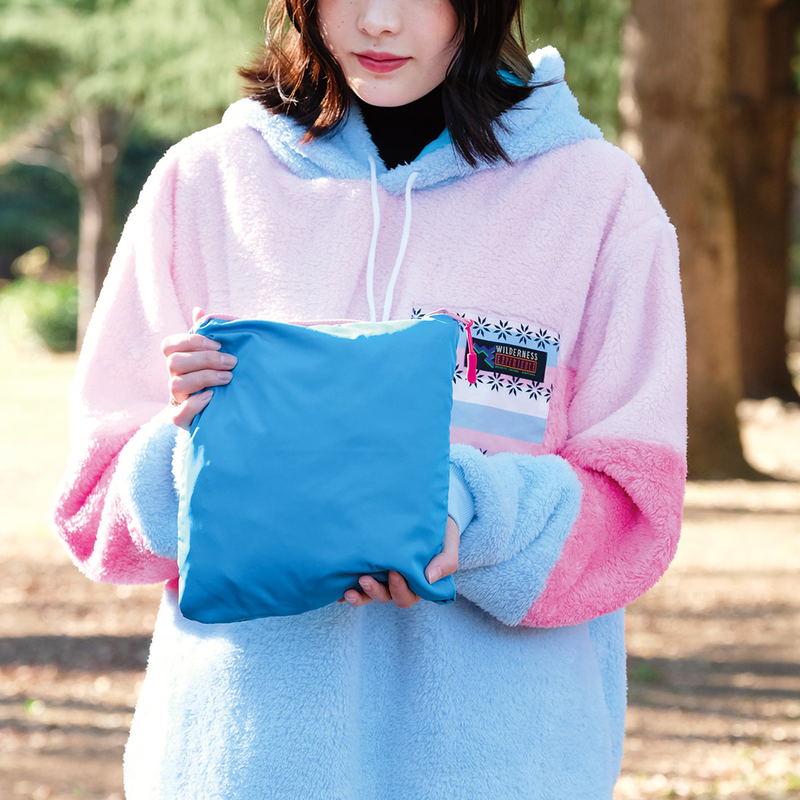 Hatsune Miku x Aozoragear Wilderness Experience Collaboration Packable Shell Hoodie (L Size) image 9